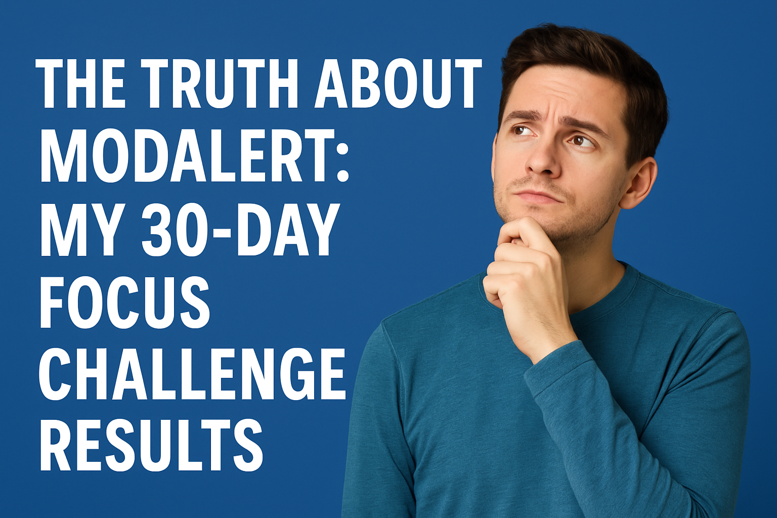 The Truth About Modalert: My 30-Day Focus Challenge Results